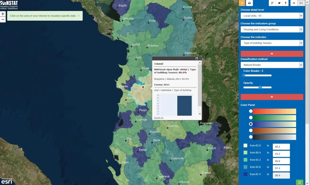 Consulenza GIS per il censimento in Albania 8 il gis per il censimento albanese la prima grande operazione statistica 5 min gisAction Technology for Sustainable Development