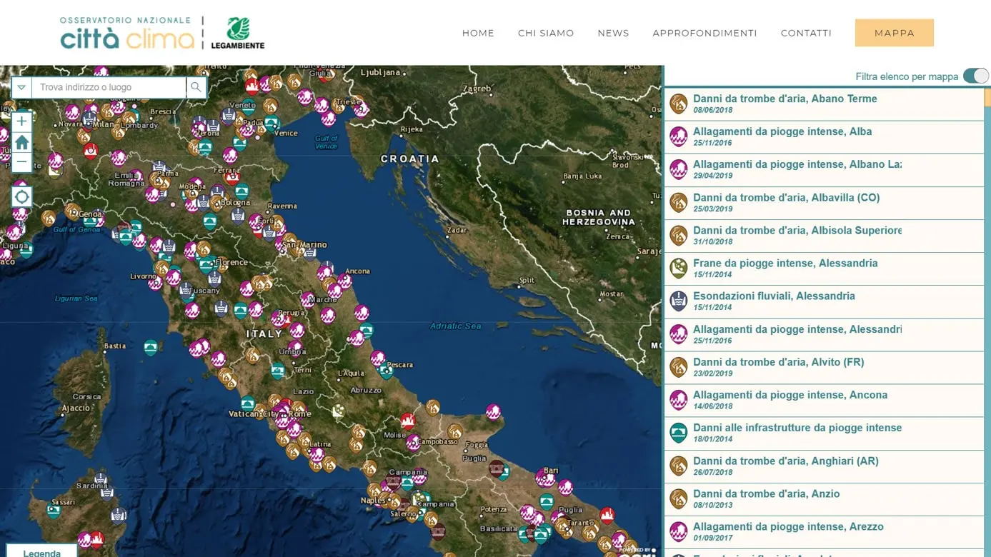 Osservatorio Nazionale Città Clima 8 osservatorio nazionale citta clima 4 min gisAction Technology for Sustainable Development