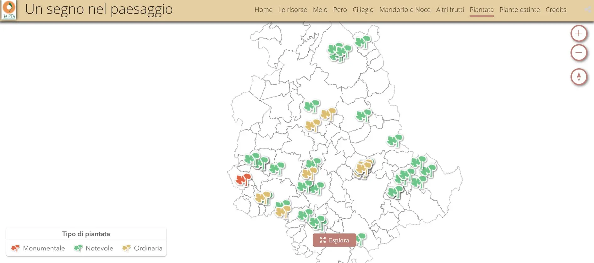 storymap piante da frutto agrobiodiversita 1 min gisAction Technology for Sustainable Development