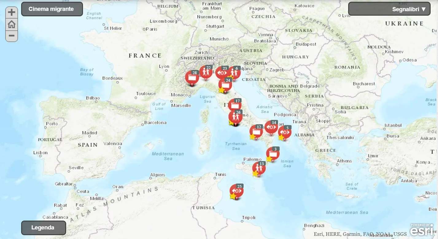 Mappa della filmografia sull'immigrazione in Italia: oltre 200 titoli frutto del lavoro di ricercatori, filmmaker e testimoni migranti 9 mappa della filmografia sul tema dellimmigrazione 3 min gisAction Technology for Sustainable Development