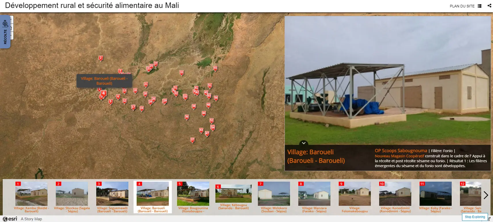 storymap sicurezza alimentare mali 2 min gisAction Technology for Sustainable Development