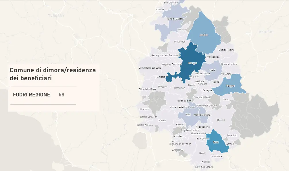 Una StoryMap per raccontare le attività delle Caritas diocesane in Umbria 10 rapporto sulle poverta caritas umbria 2 min gisAction Technology for Sustainable Development