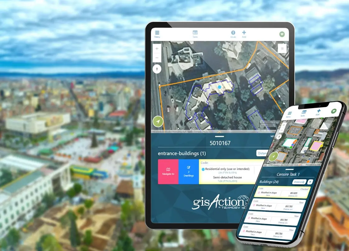 gis censimento albania 1 min gisAction Technology for Sustainable Development