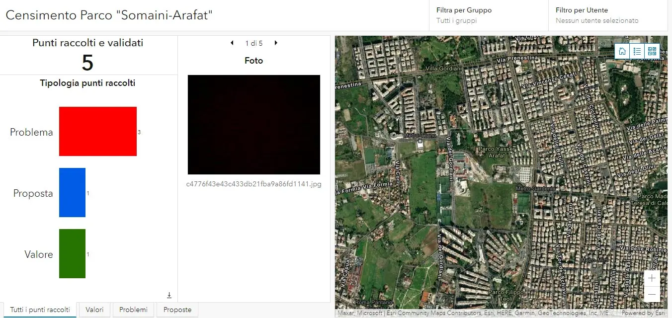 censimento parco somaini 3 min gisAction Technology for Sustainable Development