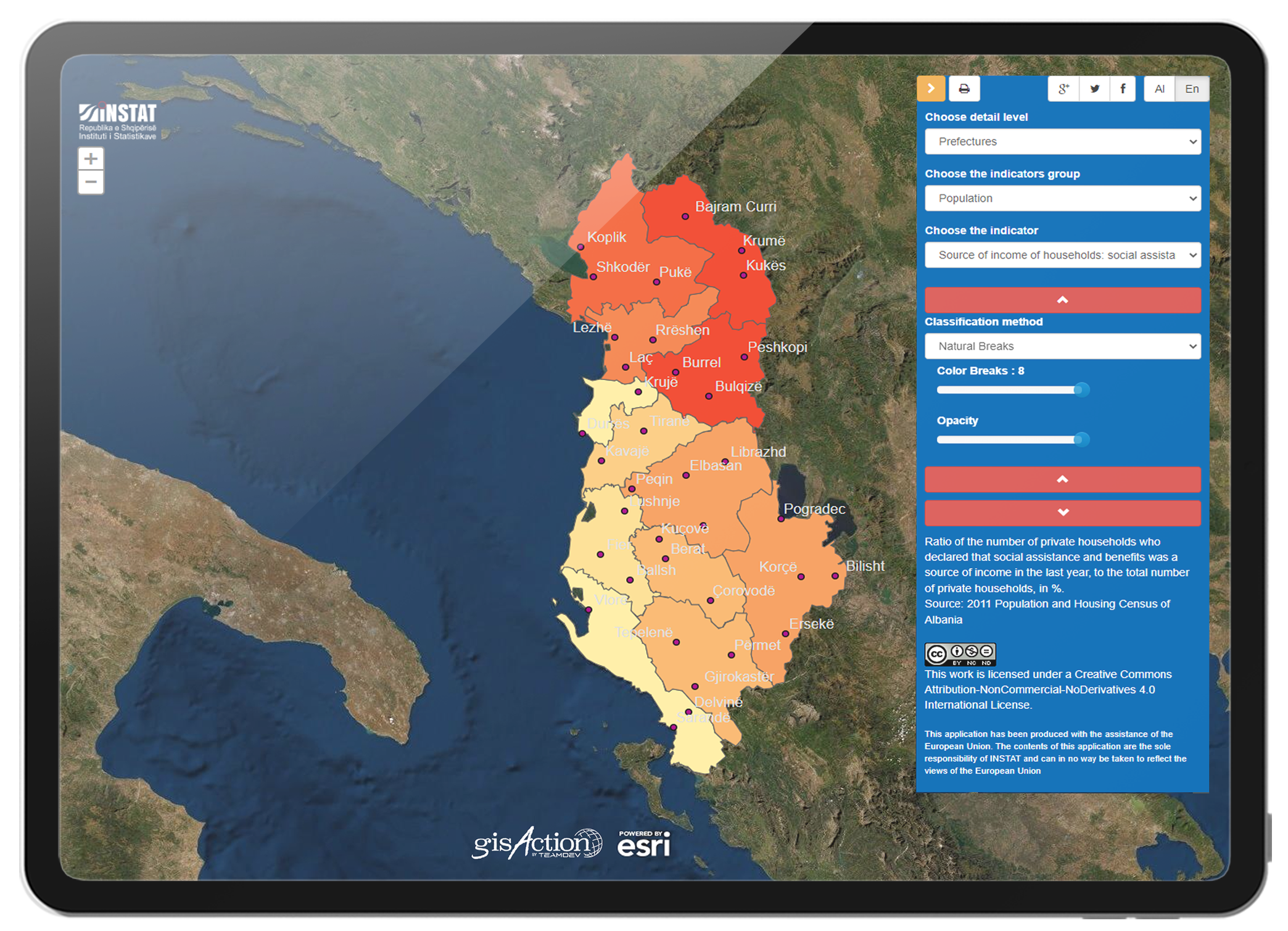 Easy Census screenshot 2 gisAction Technology for Sustainable Development easycensus